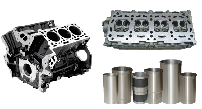 缸體、缸蓋、缸套